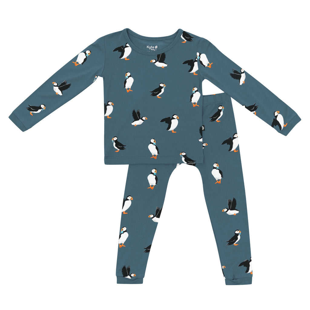 Long Sleeve Pajamas in Puffin