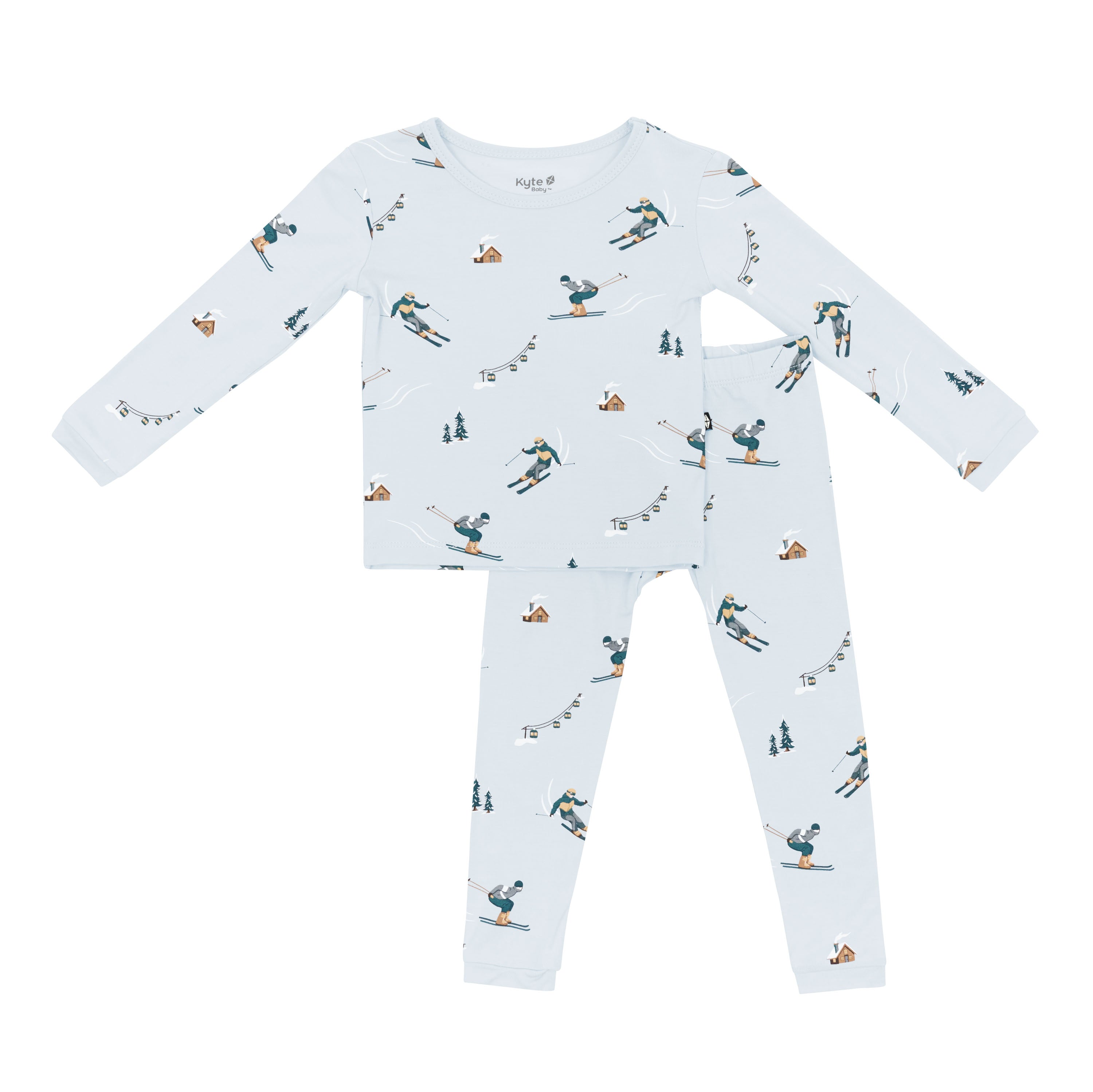 Long Sleeve Pajamas in Ski
