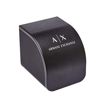 Armani Exchange Cayde AX2714 Men's Chronograph – Black Dial with Silver Mesh Stainless Steel Strap