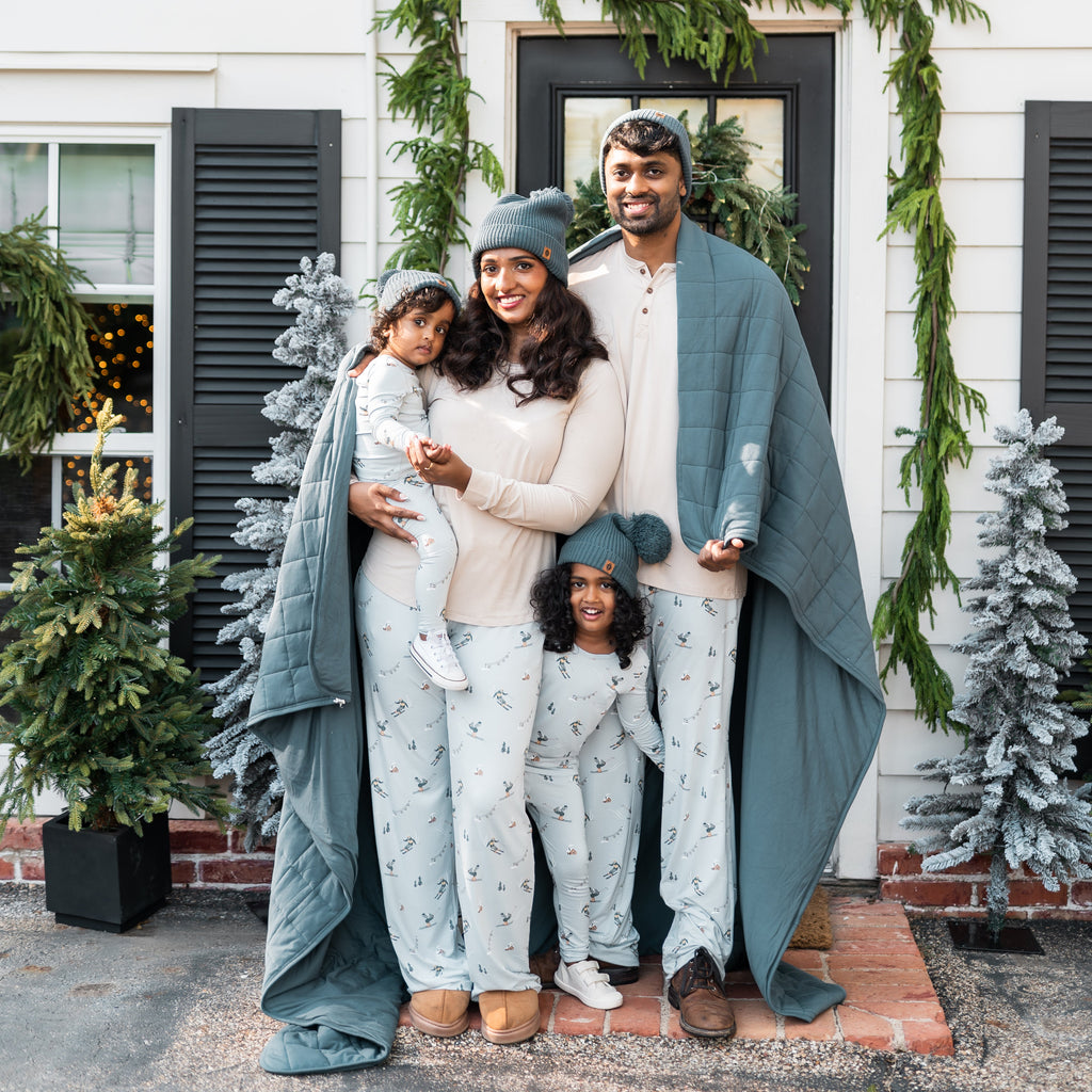 Long Sleeve Pajamas in Ski