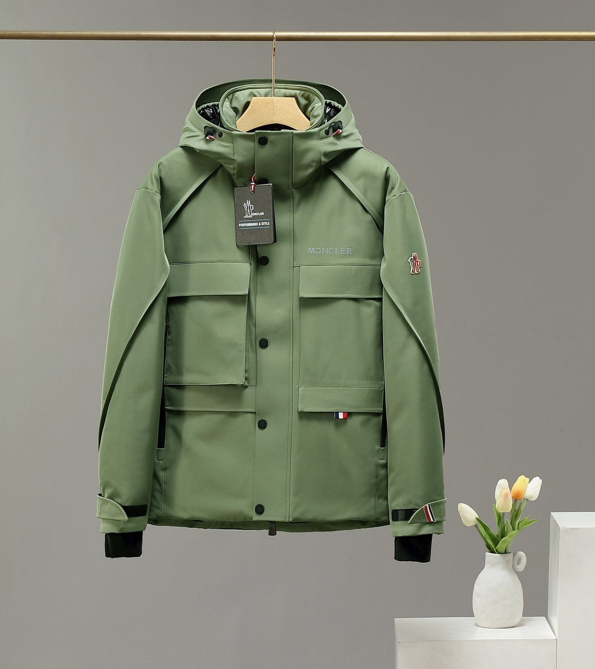 Moncler Hooded Puffer Coat