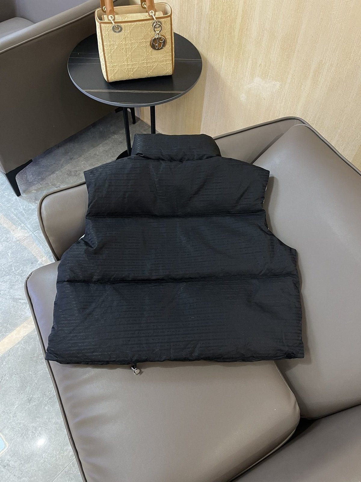 Prada Reversible Quilted Zip Vest