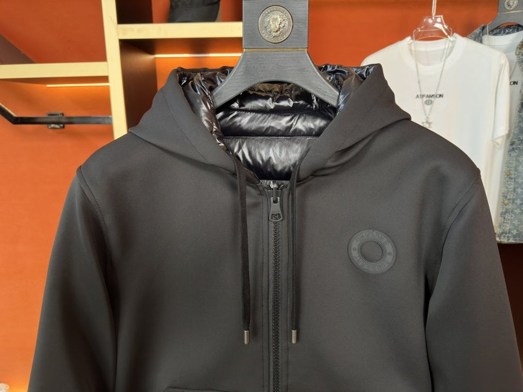 Burberry Reversible Black Hooded Puffer Jacket