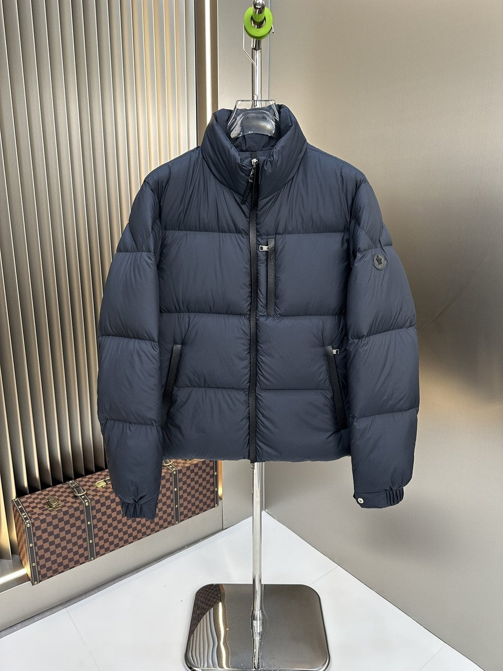 Moncler Quilted Stand-Collar Puffer Coat
