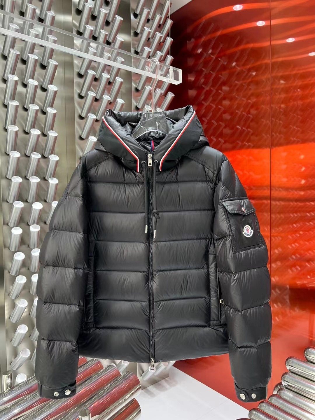 Moncler Hooded Quilted Puffer Coat