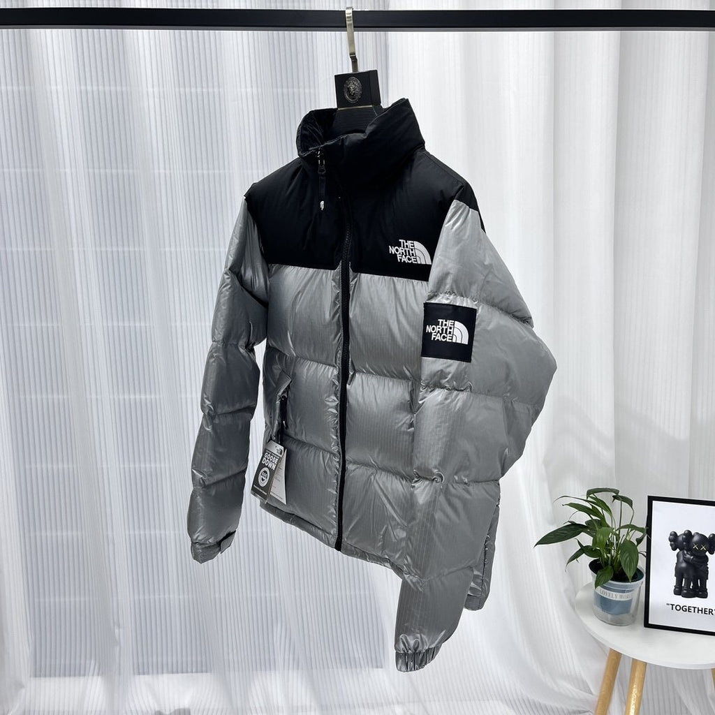 The North Face Color-Block Quilted Puffer Jacket