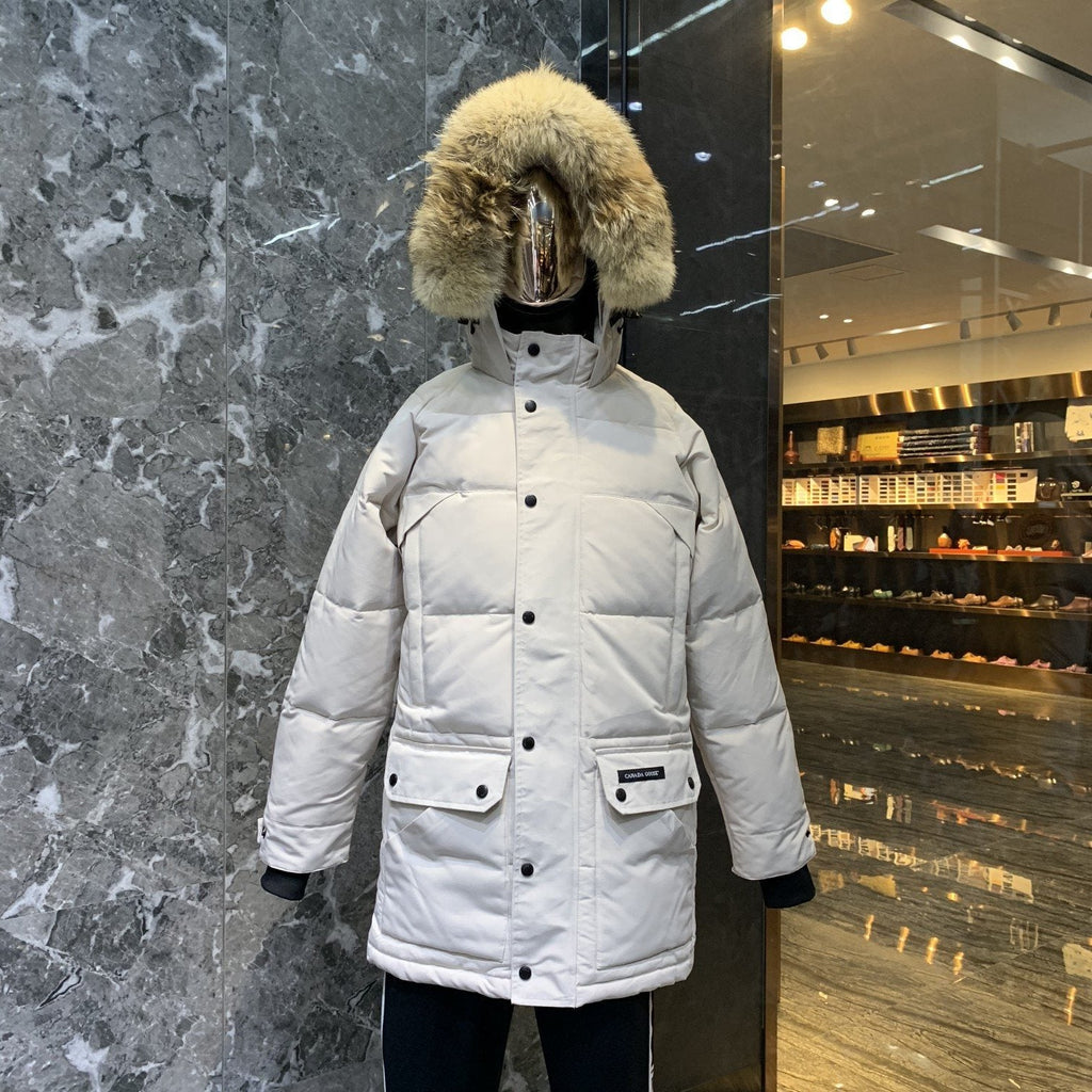 Canada Goose Fur-Trim Hooded Quilted Parka Jacket