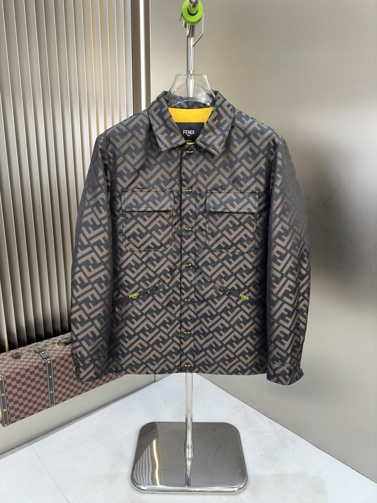 Fendi Quilted Monogram Jacket