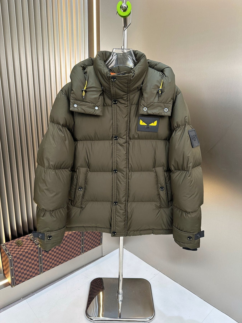 Fendi Hooded Quilted Puffer Jacket